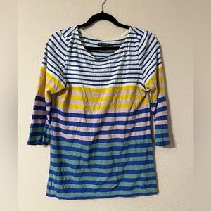 American Eagle Outfitters Fitted Striped Top